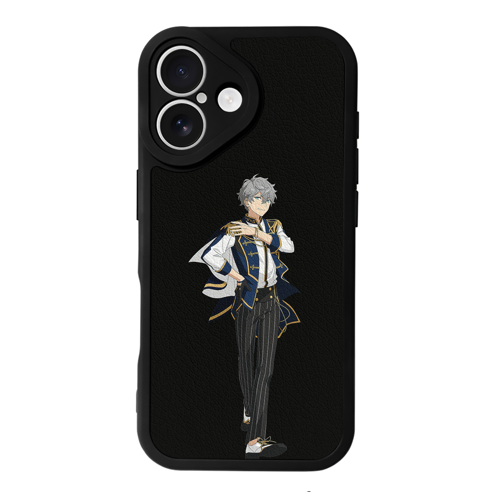 （画像用） あんさんぶるスターズ! Ensemble Stars 【iPhone 16シリーズ対応】シリコンスマホケース（レザー調） 材質：シリコン